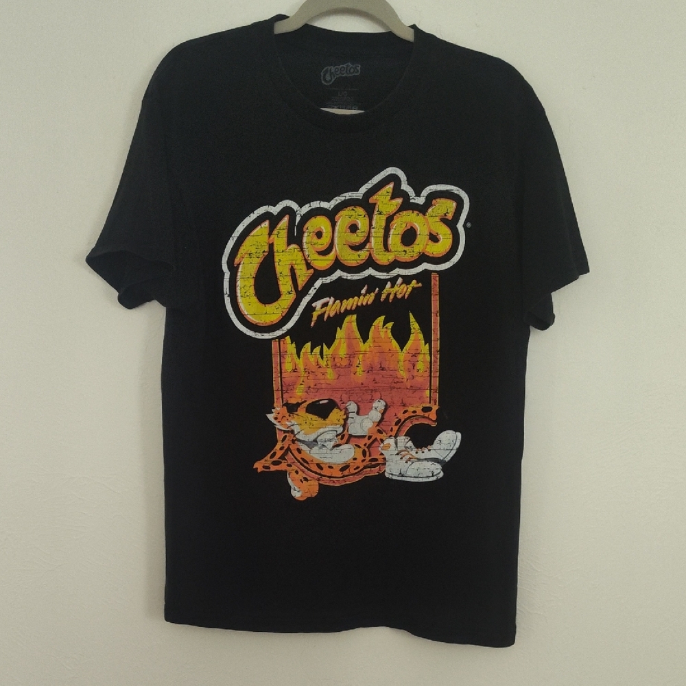 Flamin' Hot Black T-Shirt